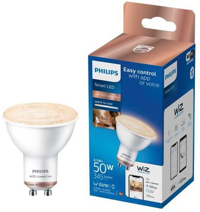 Philips Smart LED Żarówka GU10 PAR16 4,7 W (50 W), zimna - ciepła biel (929002448321)