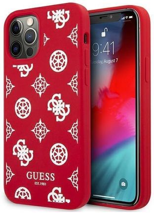Guess Guhcp12Llspewre Iphone 12 Pro Max 6,7" Czerwony/Red Hard Case Peony Collection