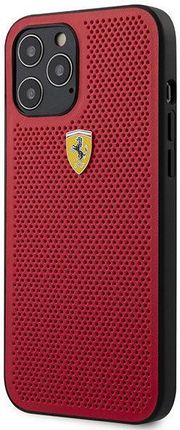 Ferrari Fespehcp12Lre Iphone 12 Pro Max 6,7" Czerwony/Red Hardcase On Track Perforated