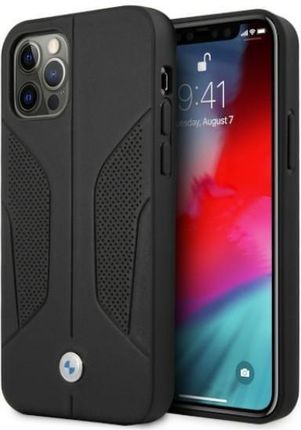 Bmw Etui Bmhcp12Lrscsk Iphone 12 Pro Max 6,7" Czarny/Black Hardcase Leather Perforate Sides