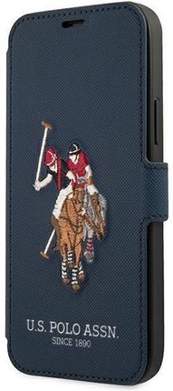 U.S. Polo Assn. Us Polo Usflbkp12Lpugflnv Iphone 12 Pro Max 6,7" Granatowy/Navy Book Polo Embroidery Collection