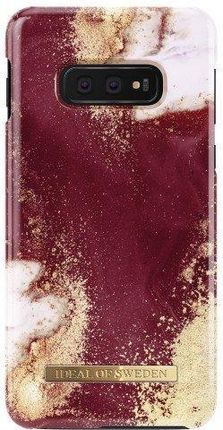 Ideal Of Sweden Etui Samsung Galaxy S10E Złotyen Burgundy Marble