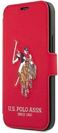 U.S. Polo Assn. Us Polo Usflbkp12Mpugflre Iphone 12/12 Pro 6,1" Czerwony/Red Book Polo Embroidery Collection