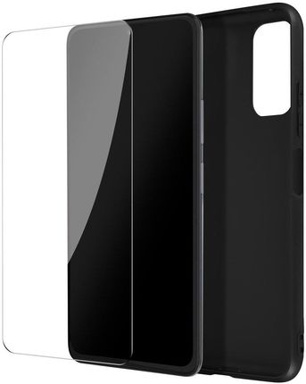 Avizar Etui Do Xiaomi Redmi Note 10 Pro 5G Miękkie Czarne I Szkło Hartowane 9H Clear