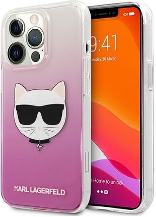Karl Lagerfeld Klhcp13Xctrp Iphone 13 Pro Max 6,7" Hardcase Różowy/Pink Choupette Head