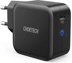 Choetech Szybka Ładowarka Sieciowa Gan Usb Typ C 61W 3A Power Delivery Czarny Q6006