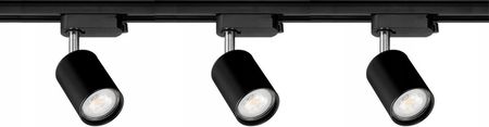Led Plus 3X Lampa Szynowa Spot Reflektor Tuba Gu10 1M (Ze050Sz)