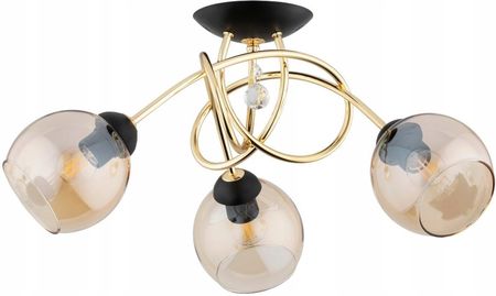 Alfa Sosnowscy Modena Gold Lampa Sufitowa Czarno Złota (62295)