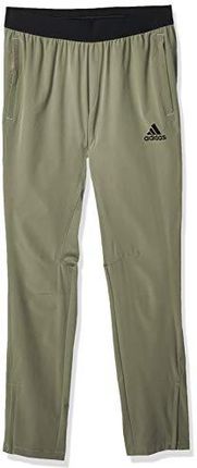 adidas City Wv Pant męskie spodnie, zielone, XS