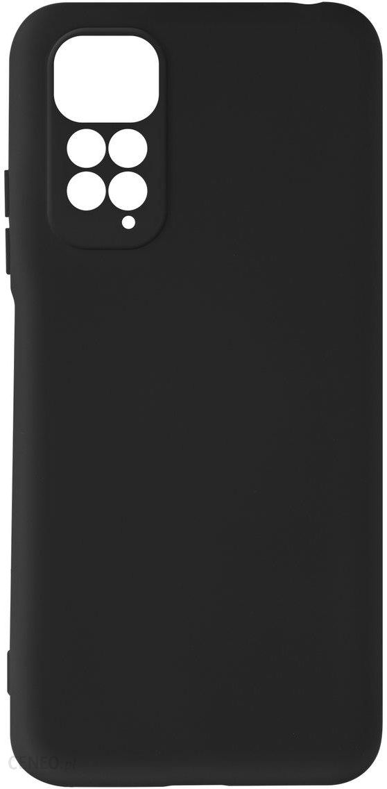 Avizar Etui Do Xiaomi Redmi Note 11 I 11s Silikonowe Półsztywne Miękkie W Dotyku Fine Czarne 8378