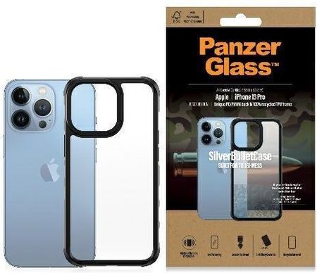 Panzerglass Clearcase Iphone 13 Pro 6.1" Black Antibacterial Military Grade Silverbullet 0324