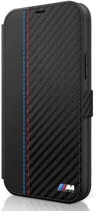 Bmw Etui Bmflbkp12Smcarbk Iphone 12 Mini 5,4" Czarny/Black Book M Collection Pu Carbon Stripe