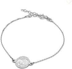 Zdjęcie Susetti Srebrna Bransoletka Rodowana Z Monetą - Rumia