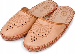 Zdjęcie Skórzane Góralskie Pantofle Damskie Domowe r. 40 - Kołaczyce