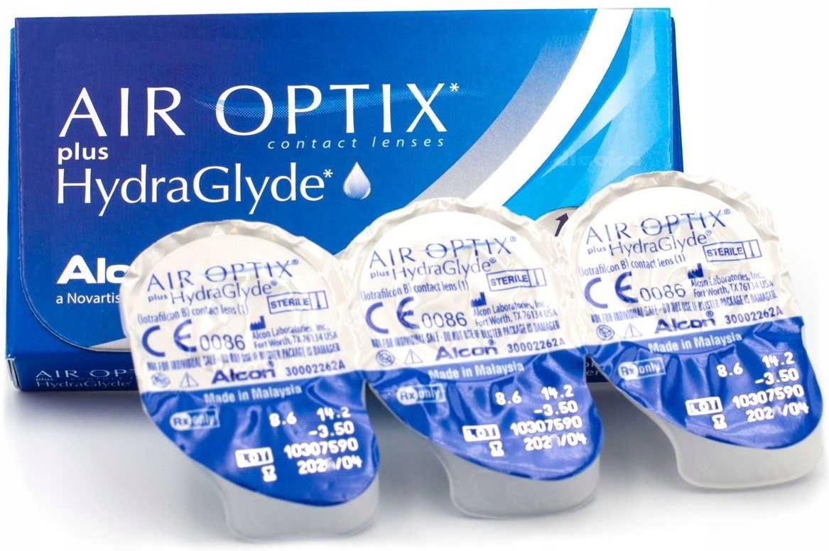 Soczewki Alcon Air Optix Plus Hydraglyde B -0,75 8.6 3szt. - Opinie I ...