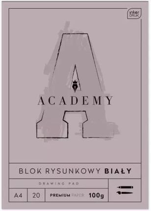 Interdruk Blok Rysunkowy A4 20K Academy 10Szt.