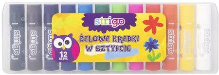 Kredki Strigo Żelowe 12Szt.