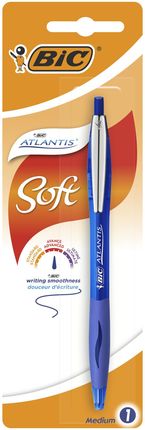 Długopis Atlantis Soft Bic Niebieski Blister 1Szt.