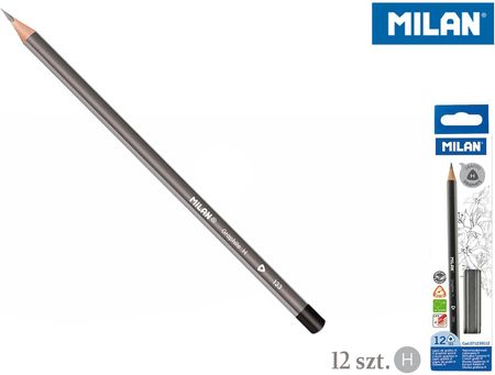 Ołówek Milan Trójkątny H 12Szt.