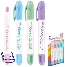 Zdjęcie Zakreślacz W Sztyfcie Amos Blister 4 Kolory - Ropczyce