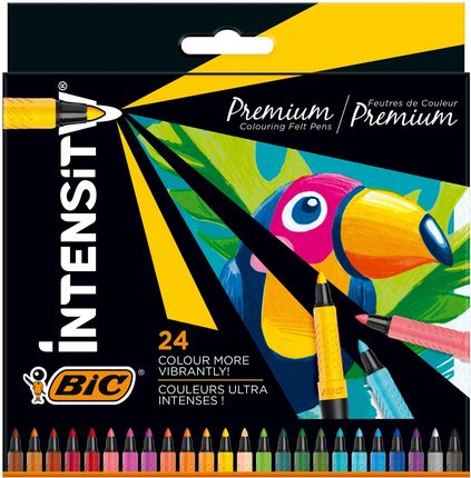 Flamastry Intensity Premium Bic 24 Kolorów