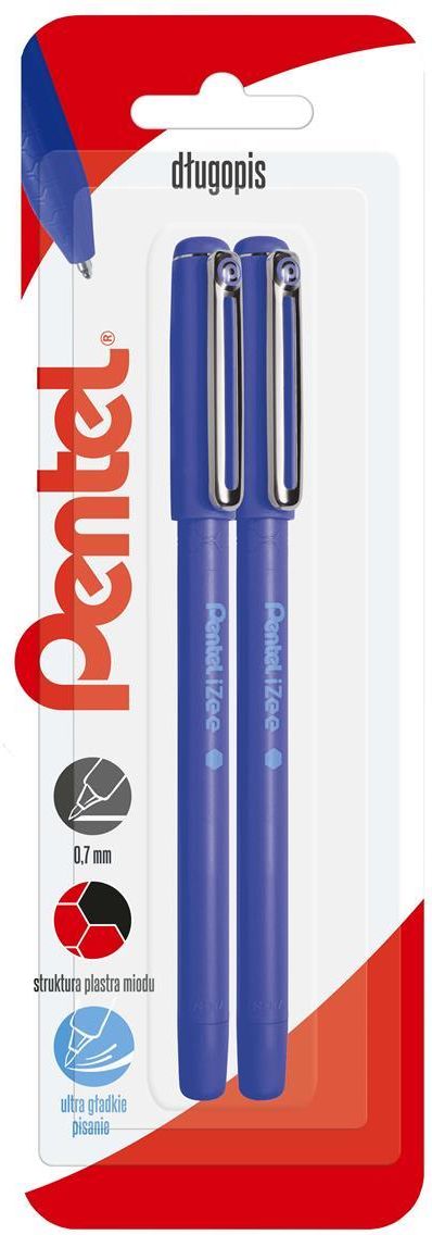 Zdjęcie Pentel Długopis 0,7Mm Bx457 Niebieski X 2 Blister - Biała Podlaska