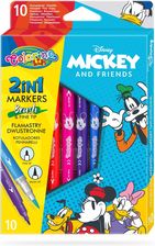 Zdjęcie Flamastry Dwustronne Colorino Kids 10 Kolorów Mickey - Obrzycko