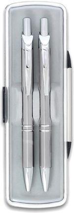 Komplet Penmate B M Lux Długopis Ołówek Automatyczny Srebrny
