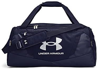 Under Armour Unisex - dorosły Undeniable 5.0 Duffle , Midnight Navy (410) / Metaliczne srebro, L