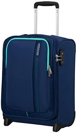 American Tourister Sea Seeker - Upright S, bagaż podręczny, 45 cm, 28 l, niebieski (Combat Navy), niebieski (Combat Navy), S (45 cm - 28 L), bagaż pod