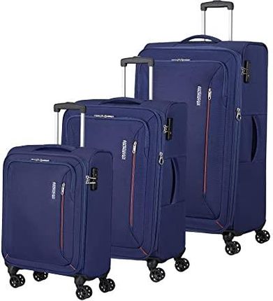 American Tourister Hyperspeed - zestaw walizek 3-częściowy, niebieski (Combat Navy), niebieski (Combat Navy), Einheitsgröße, zestawy bagażowe