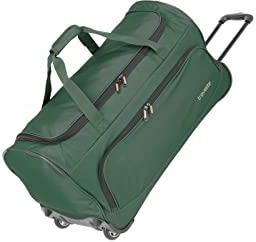 Travelite Basics Fresh torba podróżna na kółkach, 71 cm, ciemnozielony, 71 cm, torba podróżna na kółkach