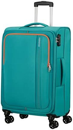 American Tourister Sea Seeker - Spinner M, walizka, 68 cm, 61 l, zielona (Aqua Green), zielony (Aqua Green), M (68 cm - 61 L), Walizki i wózki