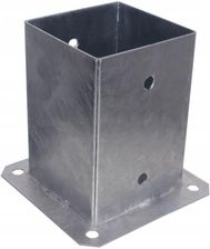 Podstawa Słupa Przykręcana Kotwa 80X80mm Ocynk