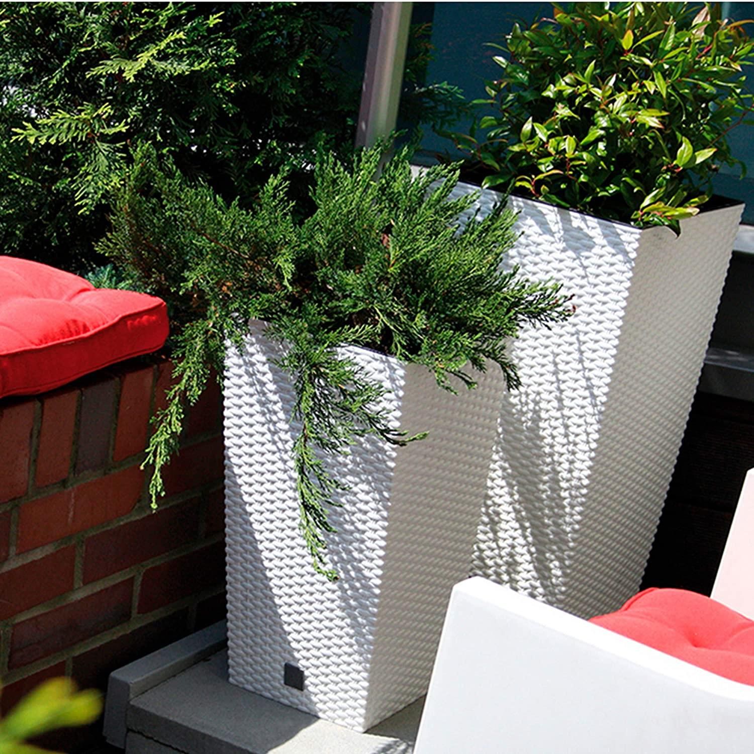 Fioriera E Interno Rimovibile In Rattan PP Antracite 12/44 L | Leroy Merlin - Foto 9