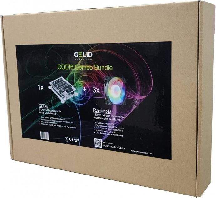 Gelid CODI6 ARGB Controller Bundle FC-CODI6-B - Opinie i ceny na Ceneo.pl