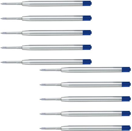 Zenith Wkład Długopisu Le023 Metalowy Niebieski 10 Sztuk