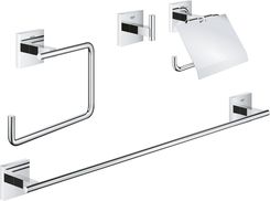 Zdjęcie GROHE Start Cube – zestaw akcesoriów łazienkowych 4w1 chrom 41115000 - Maszewo