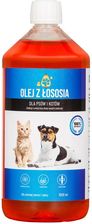 LAB V Olej z łososia dla psów i kotów 1000ml