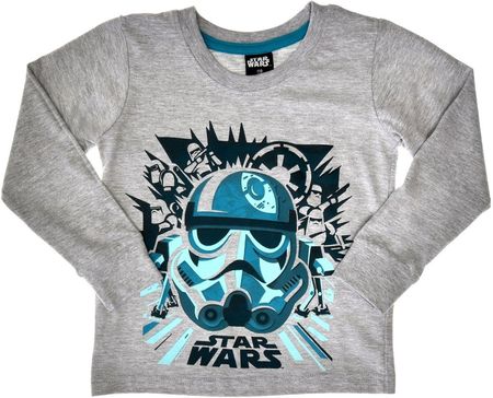 Bawełniana bluzka dla dzieci Star Wars Szara
