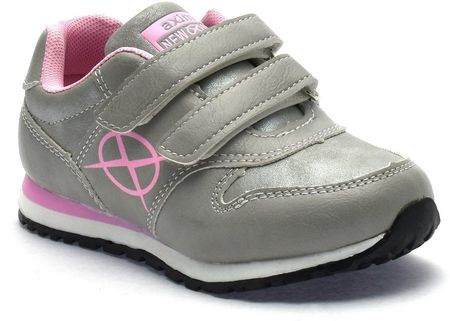 Buty sportowe dla dziewczynki Axim 61221 Szare