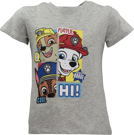 T-shirt dla dzieci Trio Psi Patrol Grey