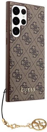Guess 4G Charms case brown for Samsung Galaxy S23 Ultra GUHCS23LGF4GBR