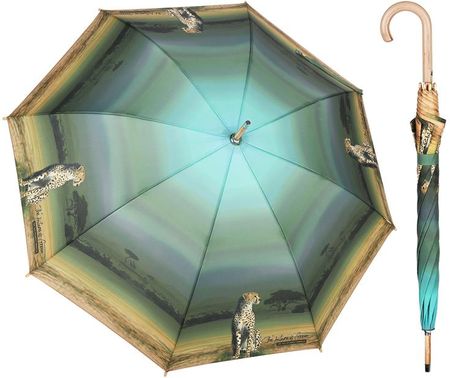 Parasol długi Perletti Eco Green Pantera, odcienie zieleni