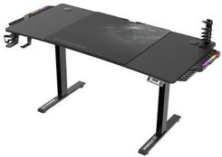 Zdjęcie Ultradesk Level V2 Led Rgb (Czarne) (Elektryczna Regulacja) - Raszków