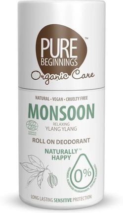 Pure Beginnings Organic Care Monsoon Dezodorant Roll On 75 ml