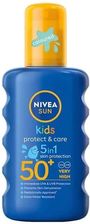 Zdjęcie Nivea Sun Kids Protect Care nawilżający spray SPF50 200ml - Lubsko