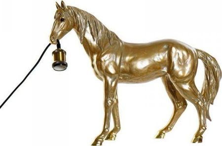 Dkd Home Decor Lampa Stołowa Żywica 25W 220 V Złoty Koń (59.5 X 16.5 47 Cm) (S3020999)