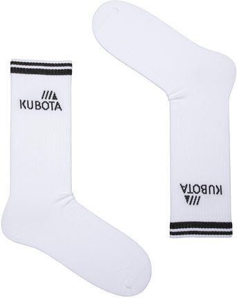 Kubota Skarpetki Młodzieżowe Sport White Black