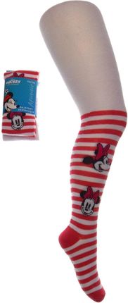 Licencja Walt Disney Rajstopy Minnie Mouse Czerwone